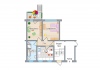 C.-v.-Ossietzky-Str. 142, 2-Raum-Wohnung, ca. 61 m² (Variante EG)