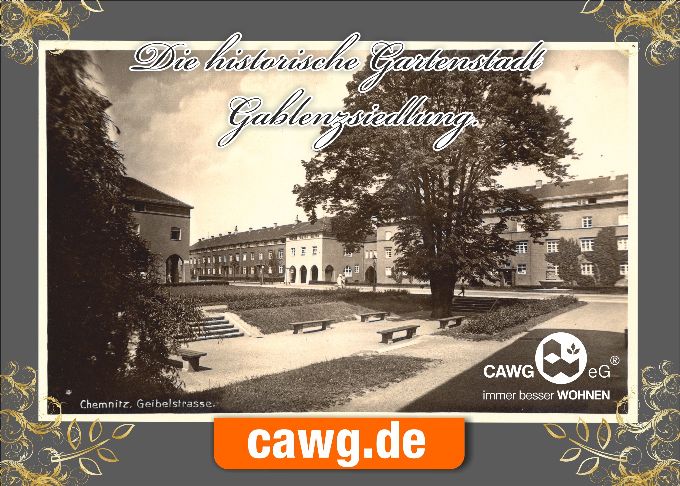 Historische Bilder der Gartenstadt hier (Klick ins Bild)